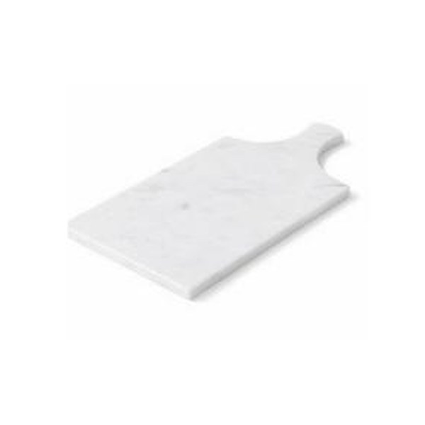 White marble chopping board